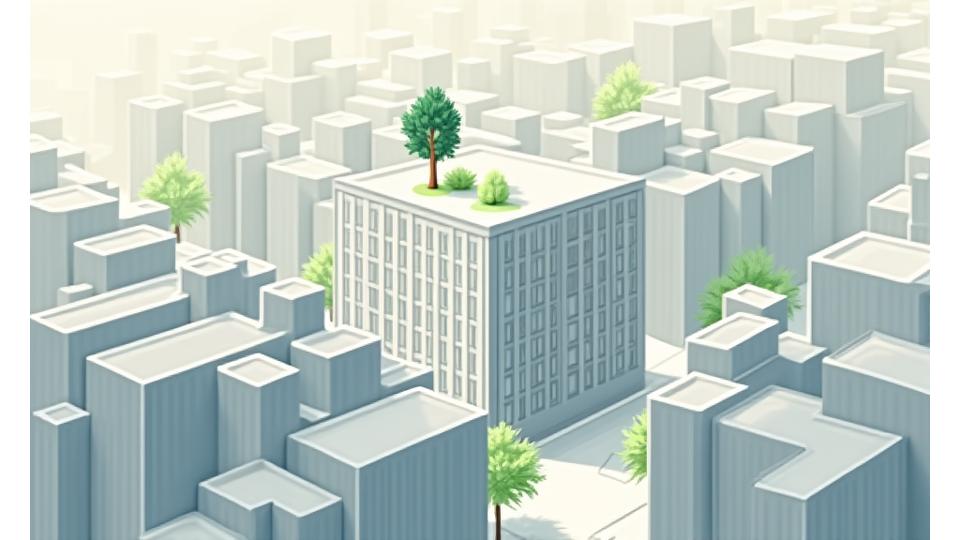Vue aérienne stylisée du quartier Saint-Honoré à Paris, mettant en évidence la localisation des bureaux d'Callhopp, avec une icône de feuille discrète au-dessus du bâtiment.
