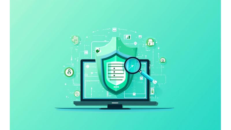 Illustration d'un processus de collecte sécurisée de données avec des icônes de cadenas et de documents protégés