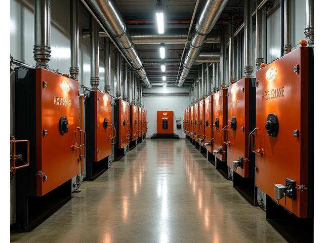 Chaufferie bois moderne pour un bâtiment collectif
